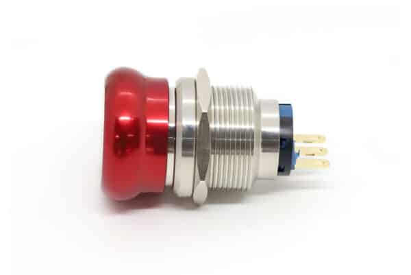 Metal Emergency Stop Button 5A 250V 1NO 1NC SP22ES Sparta - Image 3
