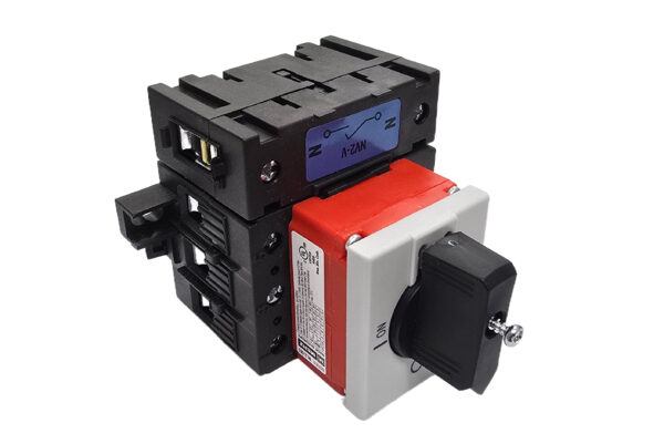 On Off Din Rail Mount Switch 63A 4 Pole MZ37062 MERZ - Image 3