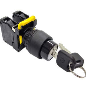 Key Switch Spring Return 3 Position 2 NO T2K3R20 Auspicious