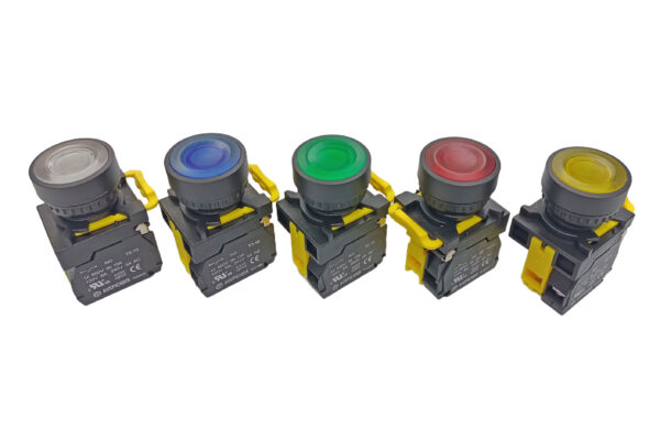 22mm Illuminated Push Button IP65 3A 250VAC T2PLF Auspicious