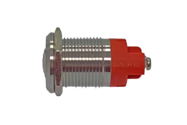 16mm Buzzer Illuminated Red Metal Body Sparta - Image 4