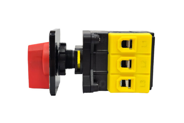 63 Amp 3 Phase Main Switch 22mm Panel Mount DS63PS22R - Image 4