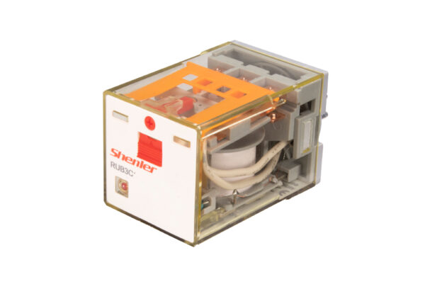 11 Pin Round Relay 3CO 10A LED & Test Button RUB3C Shenler - Image 2