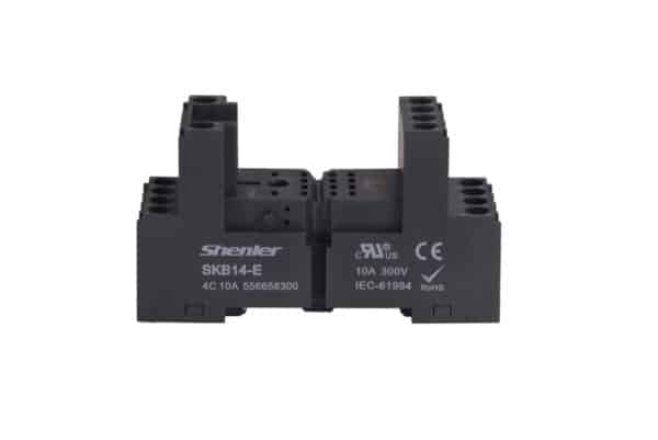 Relay Base 14 Pin 4PDT Din Rail Mount SKB14E Shenler - Image 2