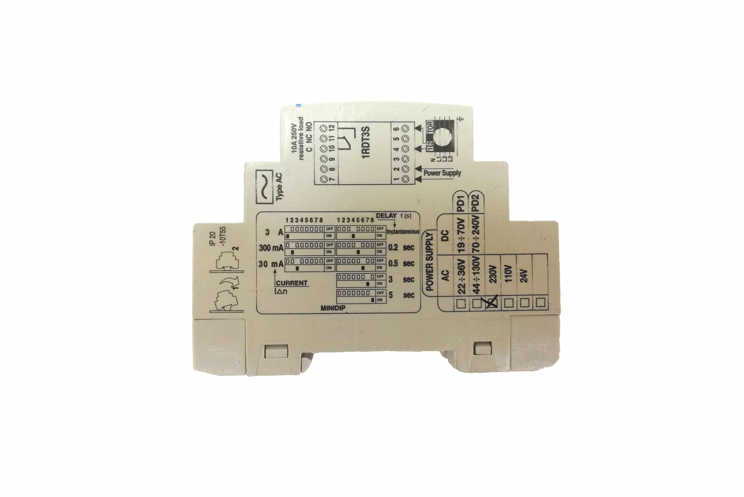 Earth Leakage Relay Revalco 1RDT3S