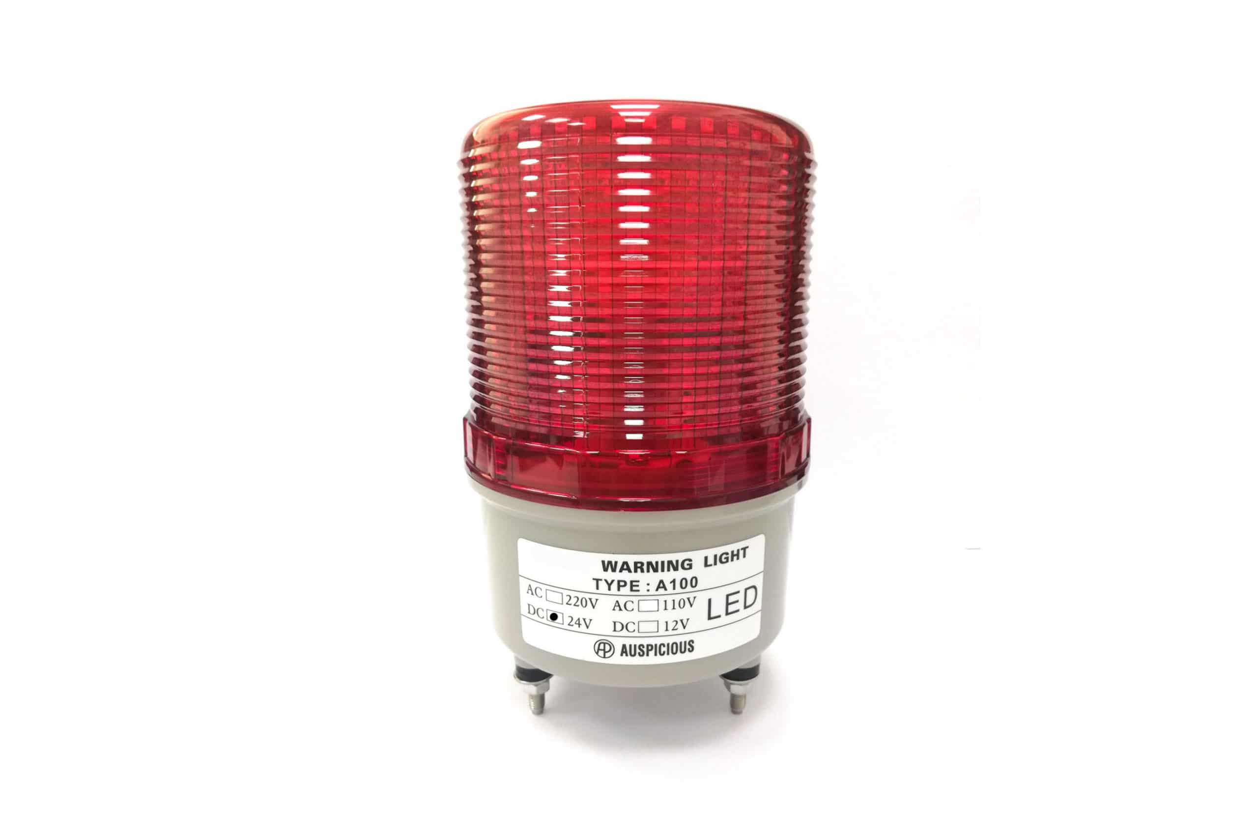 A100 Red Rotating Warning Light Auspicious