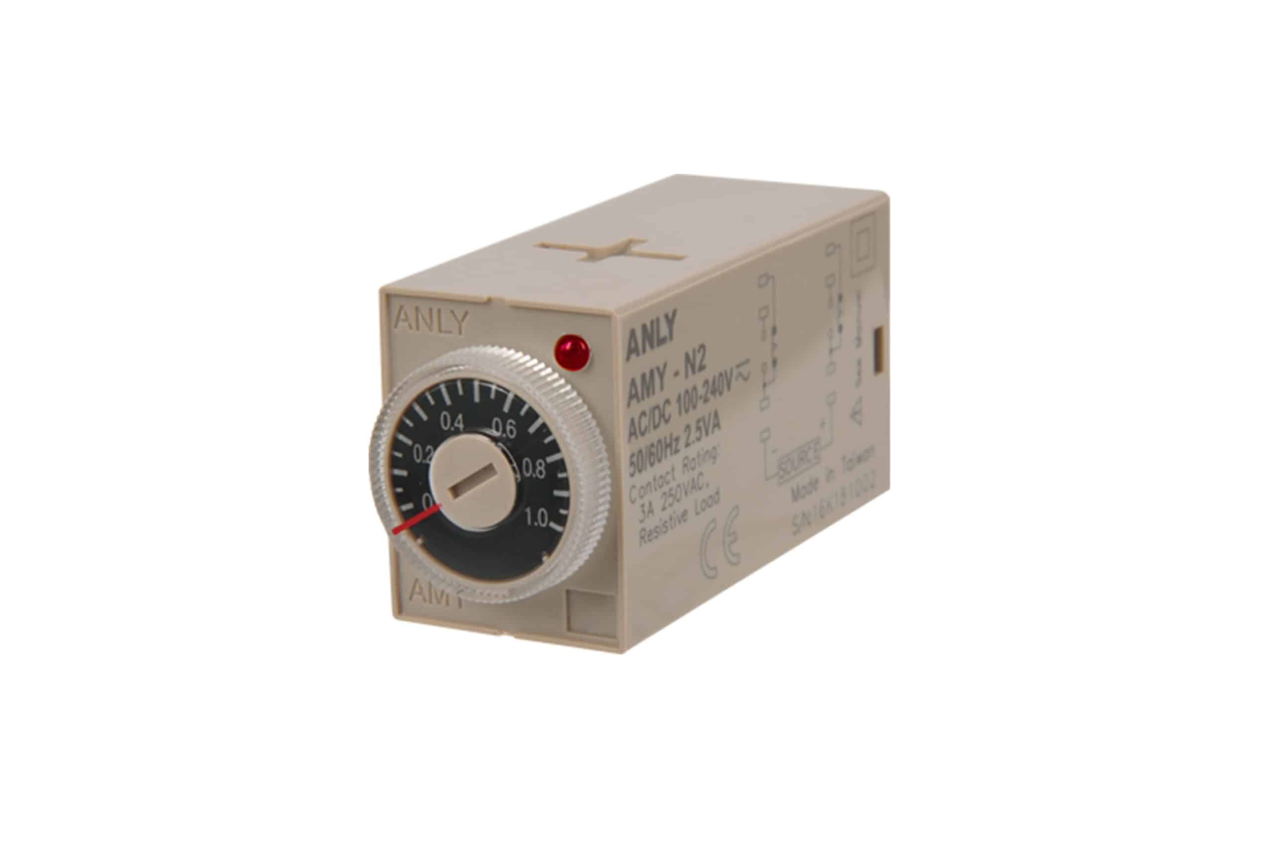 8 Pin Delay Timer Multi-Range Upto 600h Analog Model: AMY-N2 Anly
