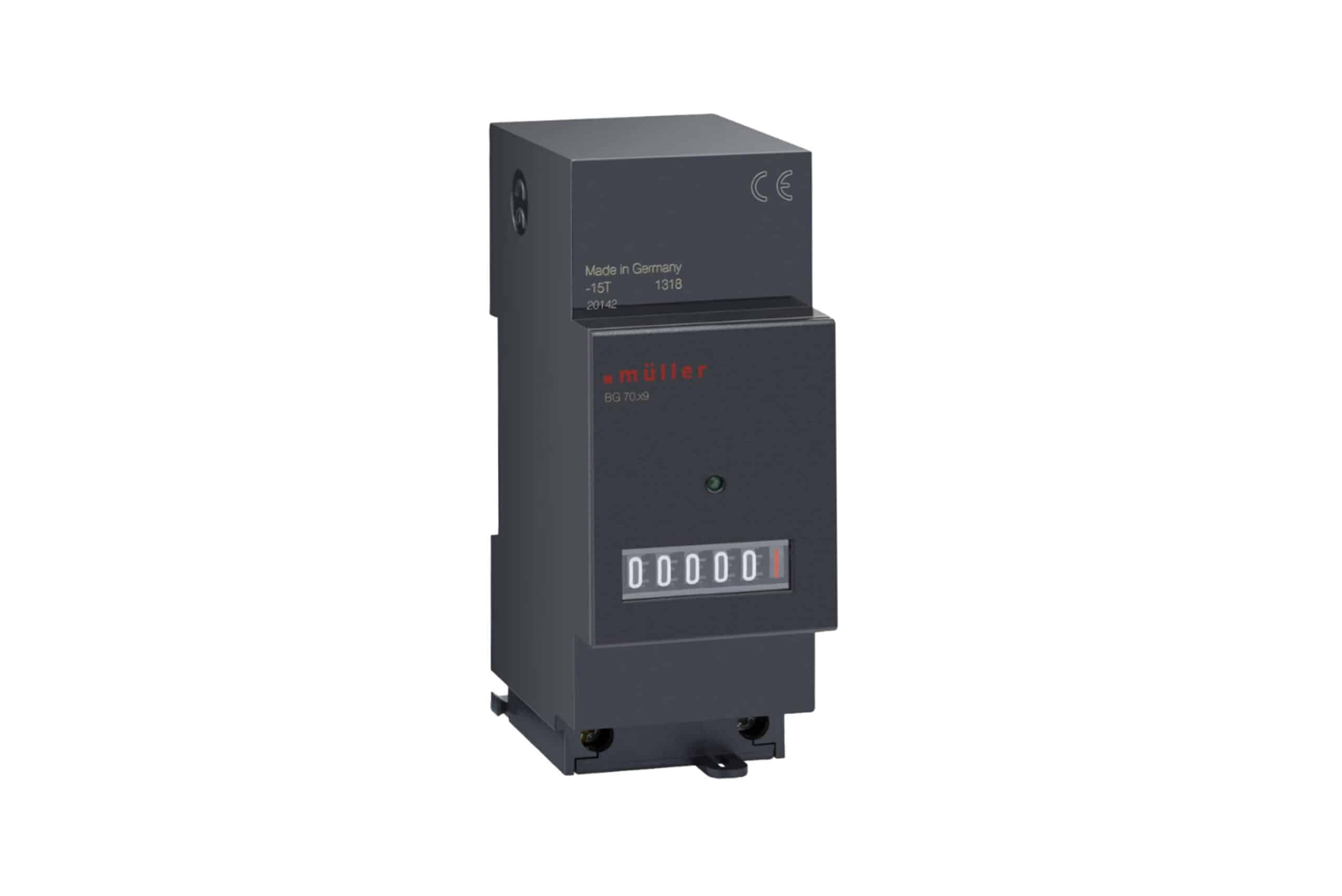 BG7029 DIN RAIL HOUR COUNTER MULLER