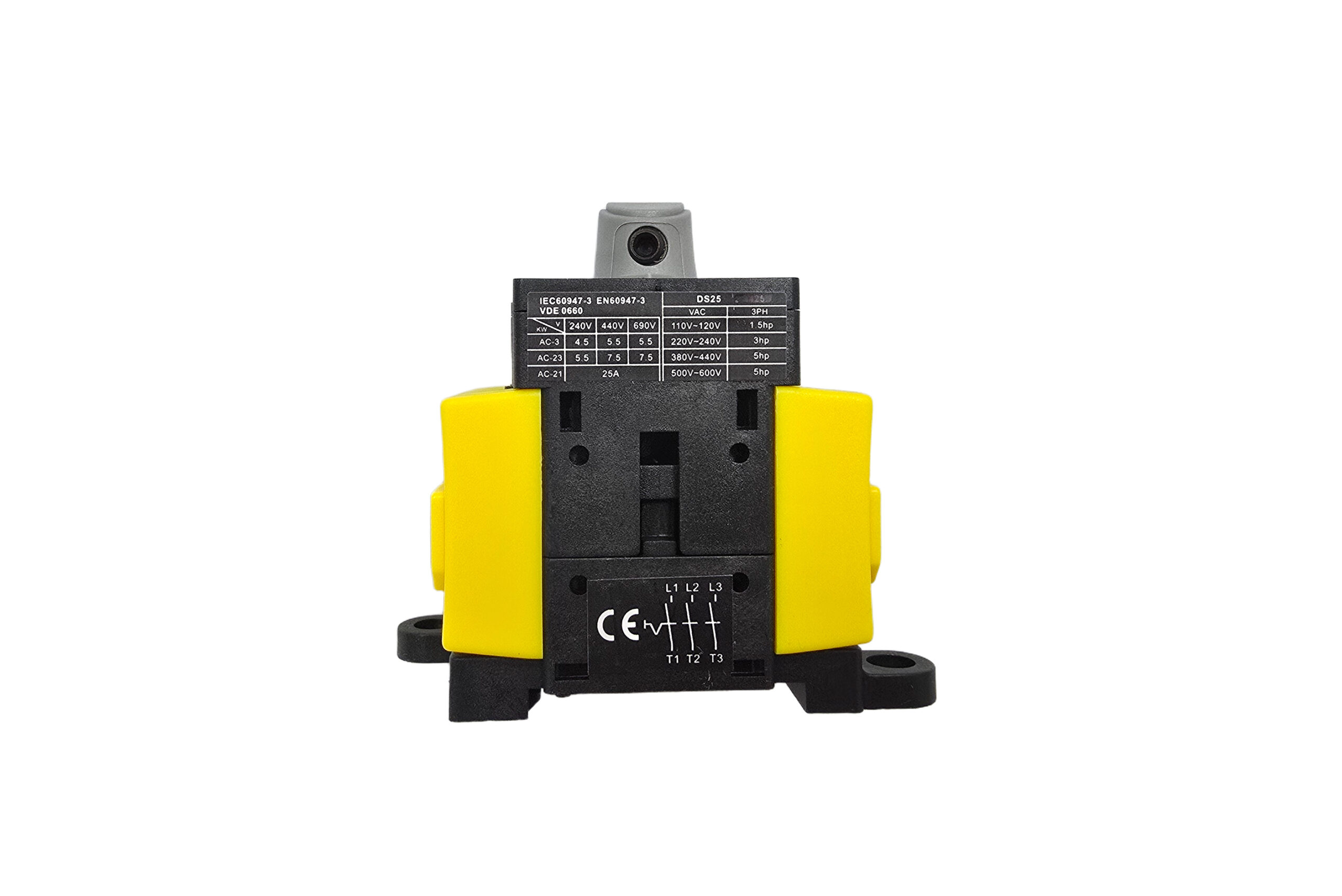 25 Amp Rotary Isolator 3 Pole Rail Mount DS25BSRR2 Auspicious - Image 4