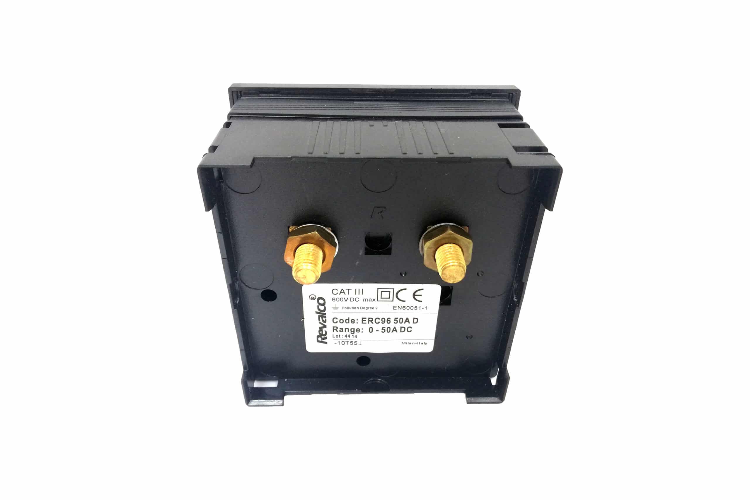 96*96 50A DIRECT AMMETER REVALCO