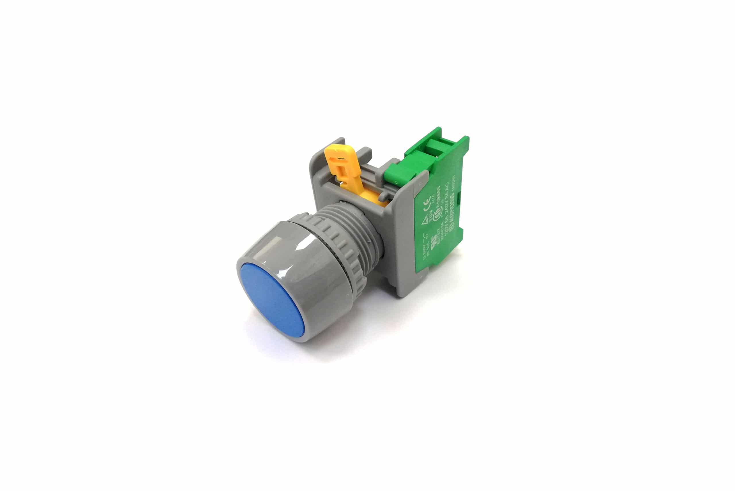 Blue Push Button Auspicious