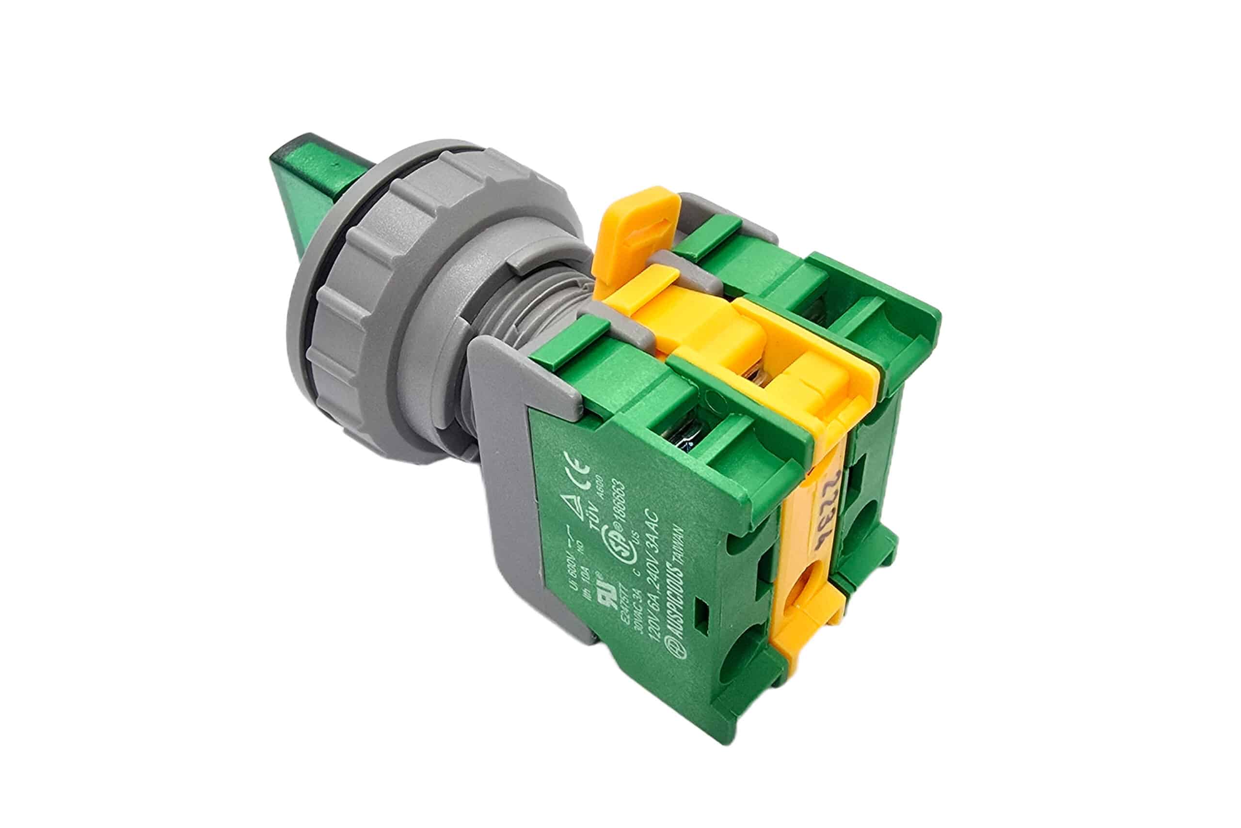 Selector Switch Illuminated 30mm 3Pos 2NO GSL30-3 Auspicious - Image 8