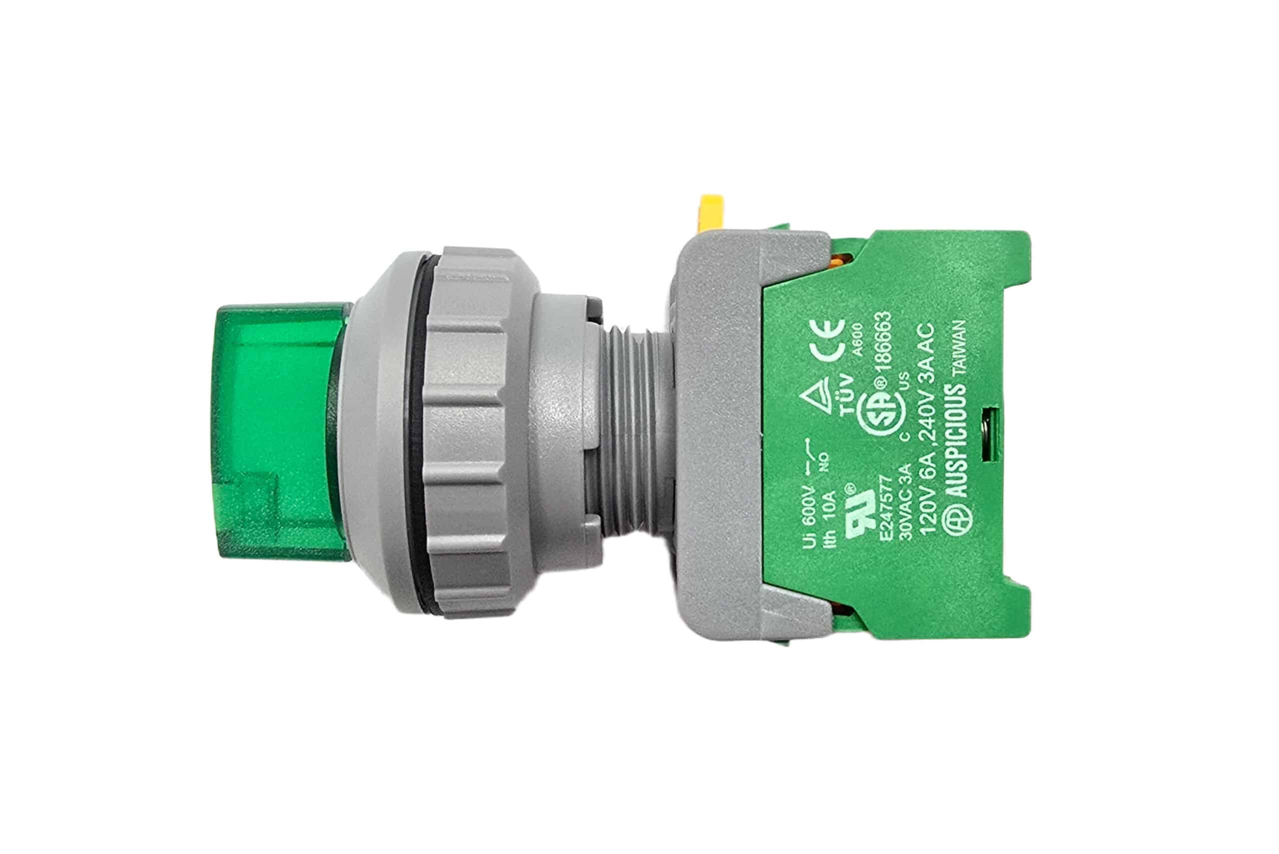 Selector Switch Illuminated 30mm 3Pos 2NO GSL30-3 Auspicious - Image 6