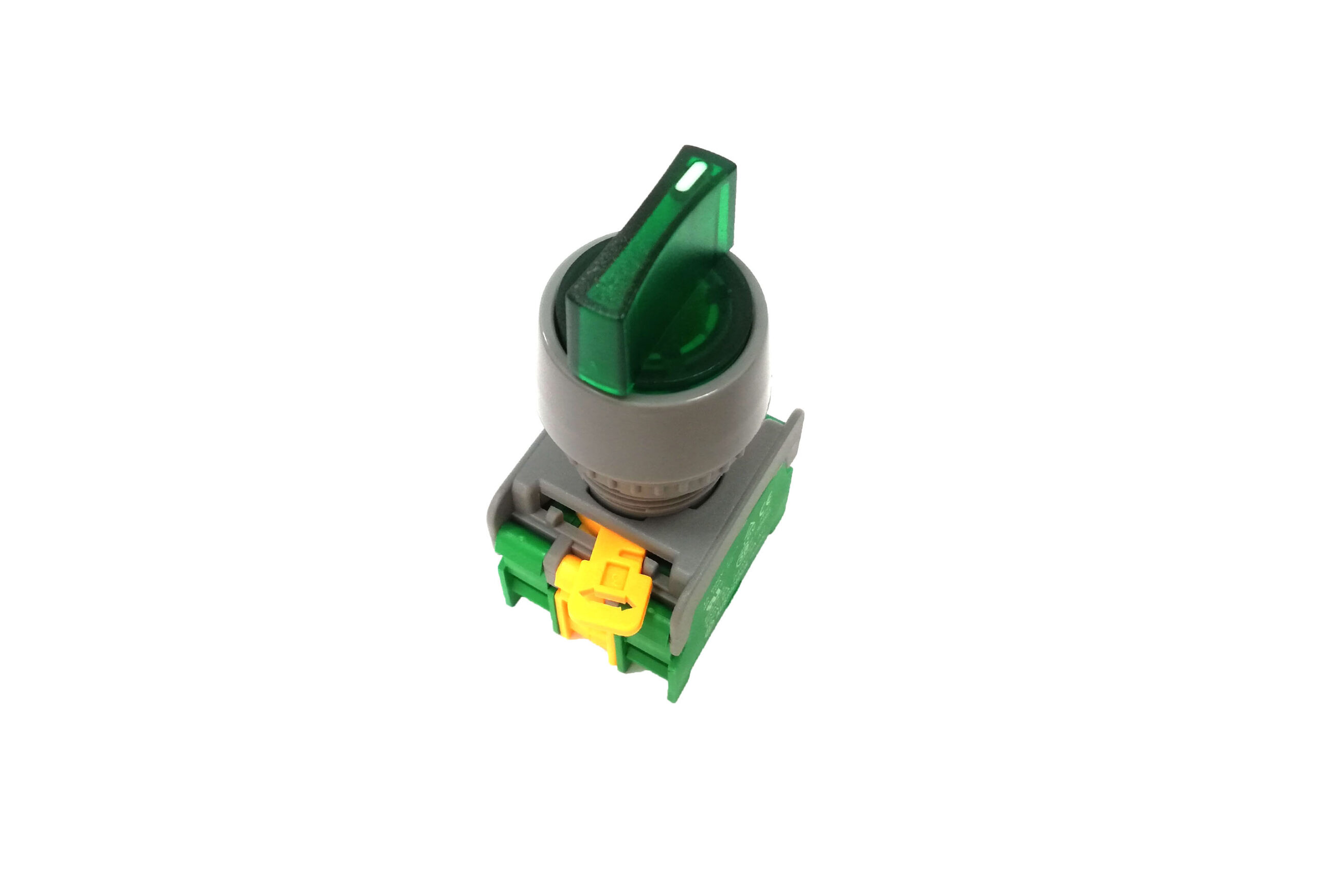 Momentary Selector Switch 2pos 22mm Illuminated Green GSRL22