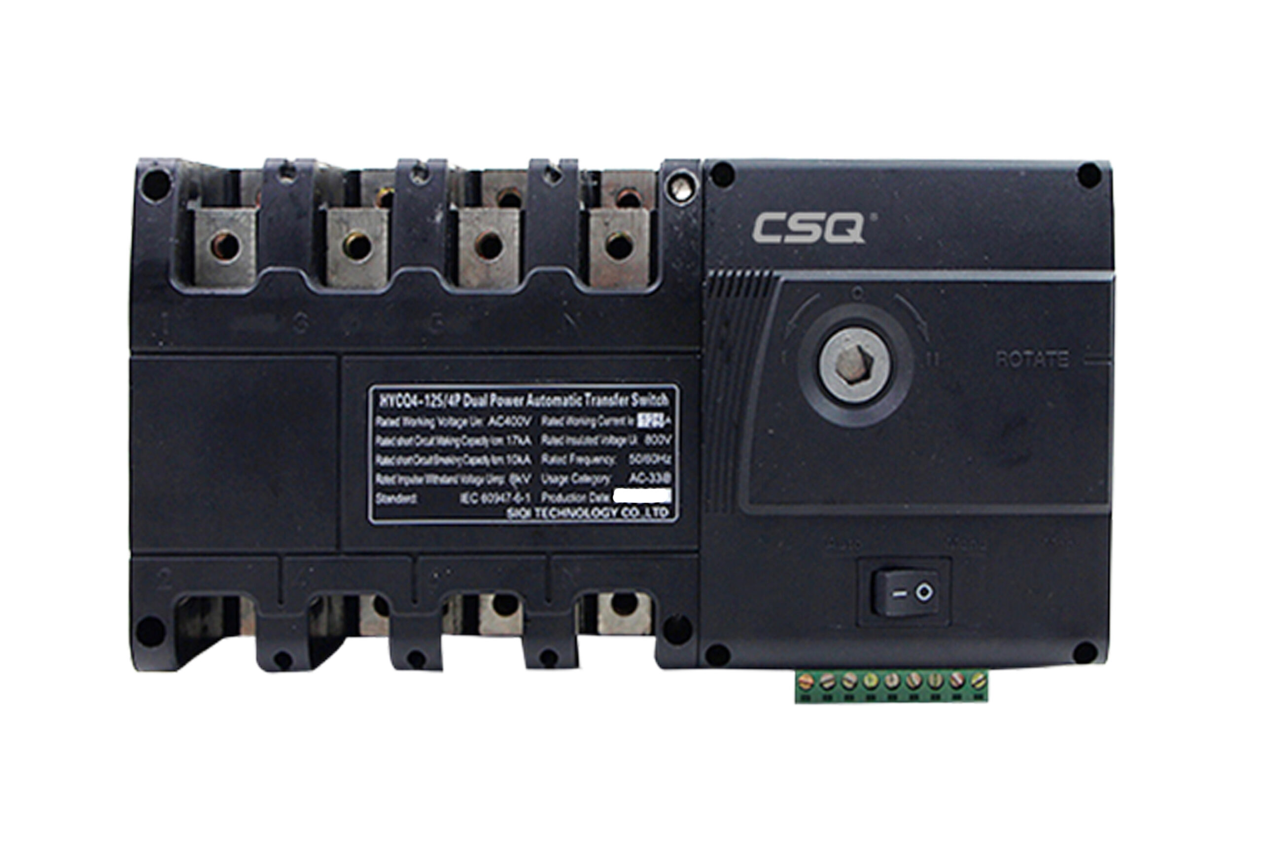 ATS 125A 3 Phase 4 Wires HYCQ4 Series CSQ - Image 2