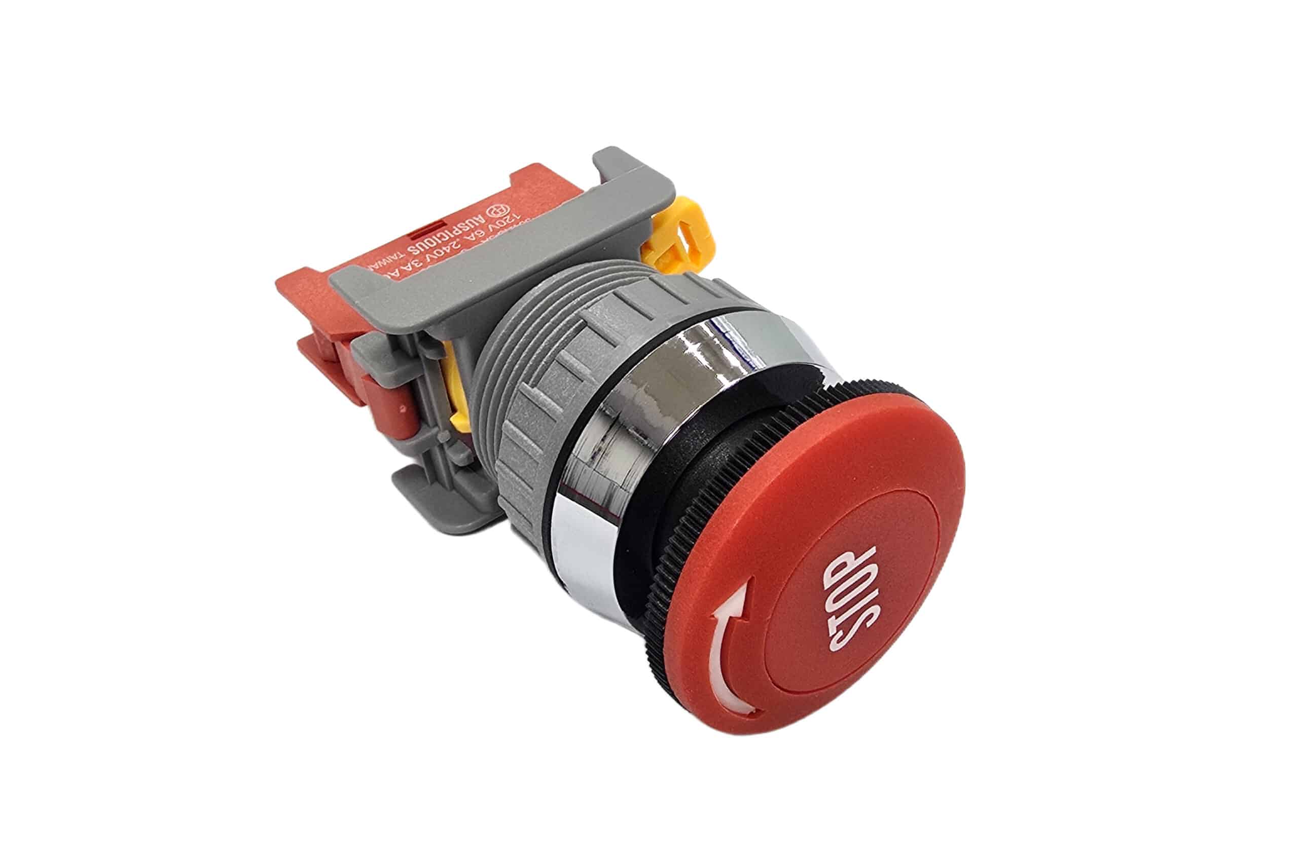 30mm Emergency Stop Button 1NC IP65 LEB30 Auspicious