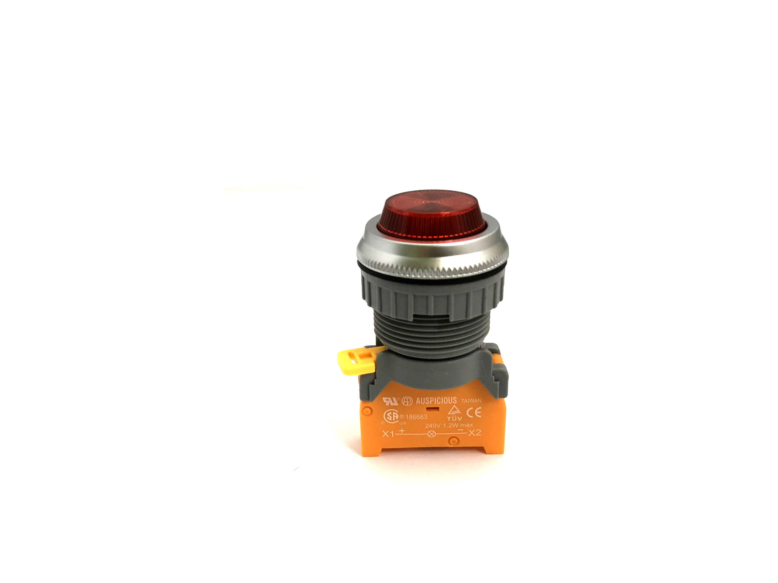 PLN30 30mm Panel Indicator Ba9s Bulb Red