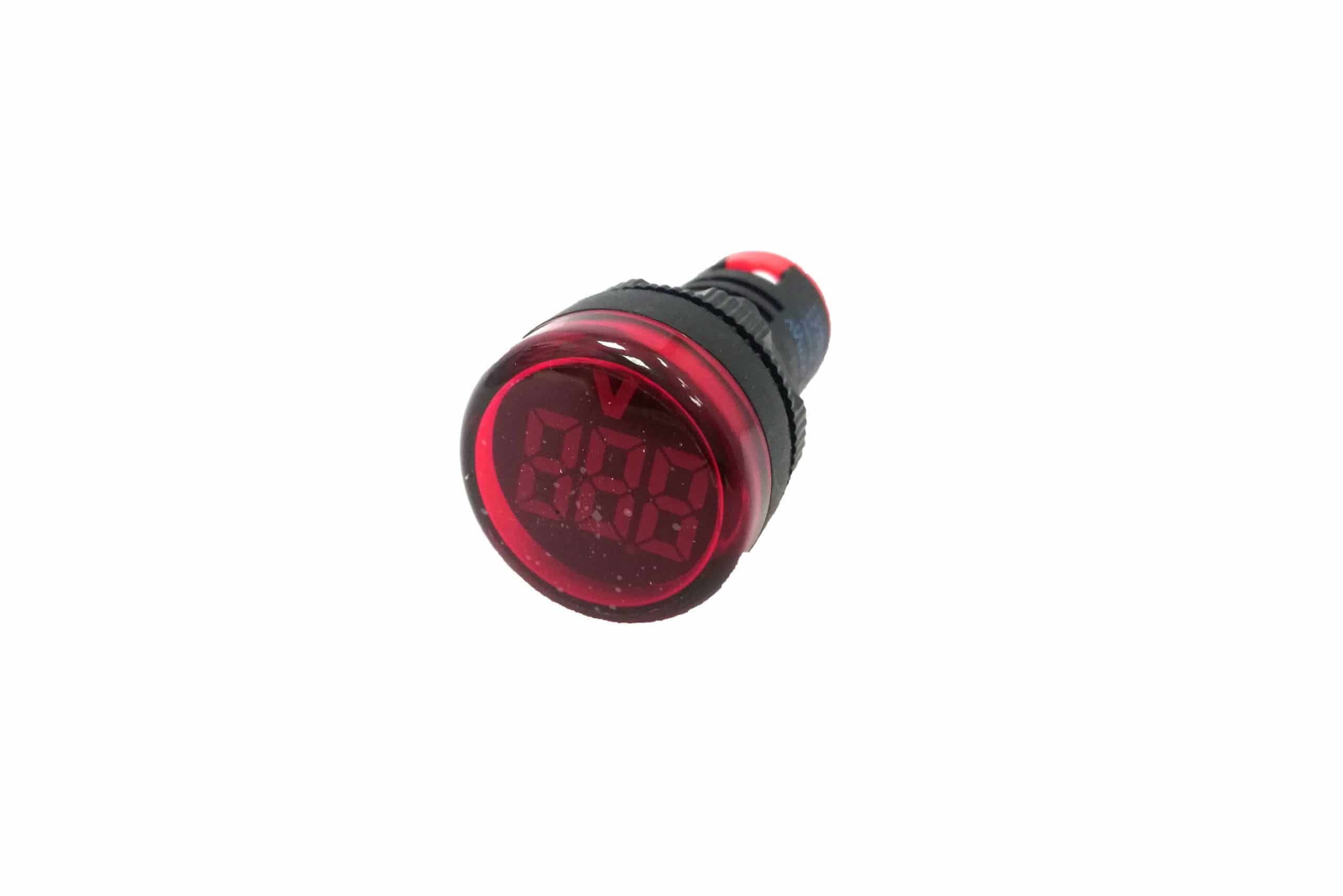 RH10122 22mm Red Voltmeter Revalco