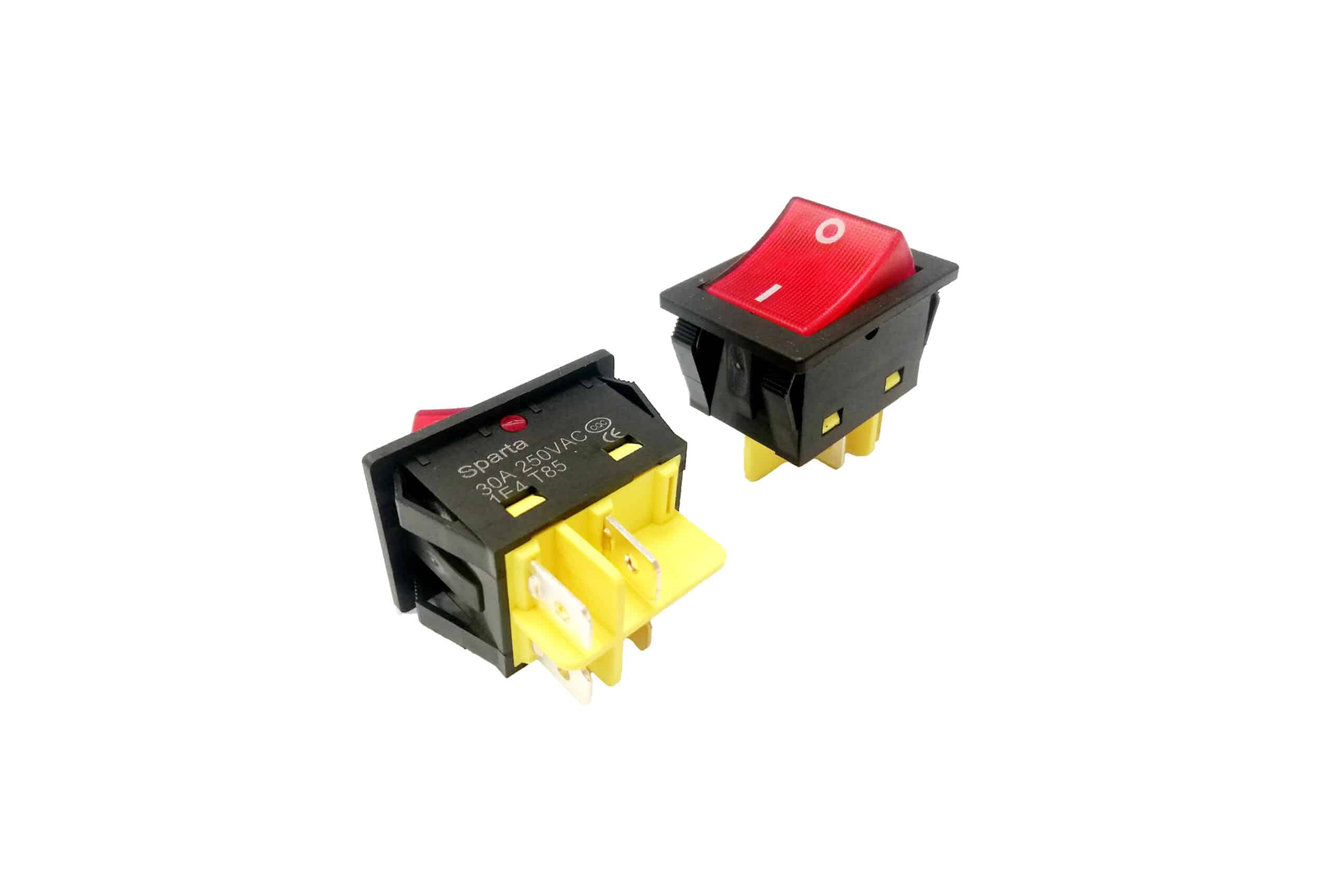 RS304 RED ROCKER SWITCH