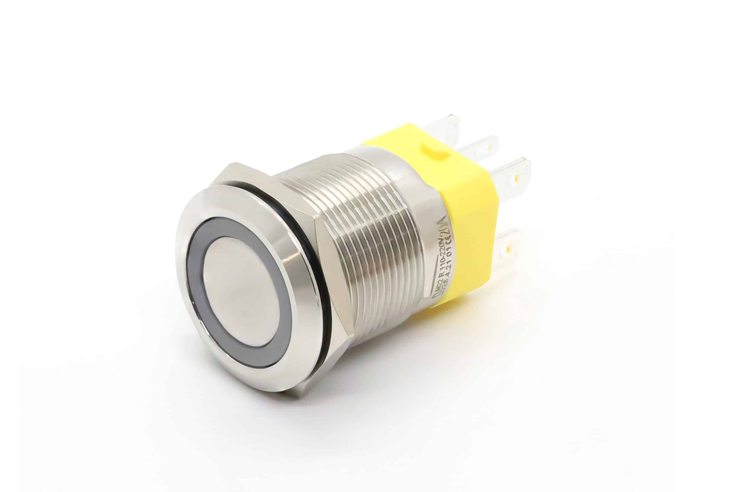 Metal Push Button with Light 22mm 2NO 20A 250V SP22ML Sparta