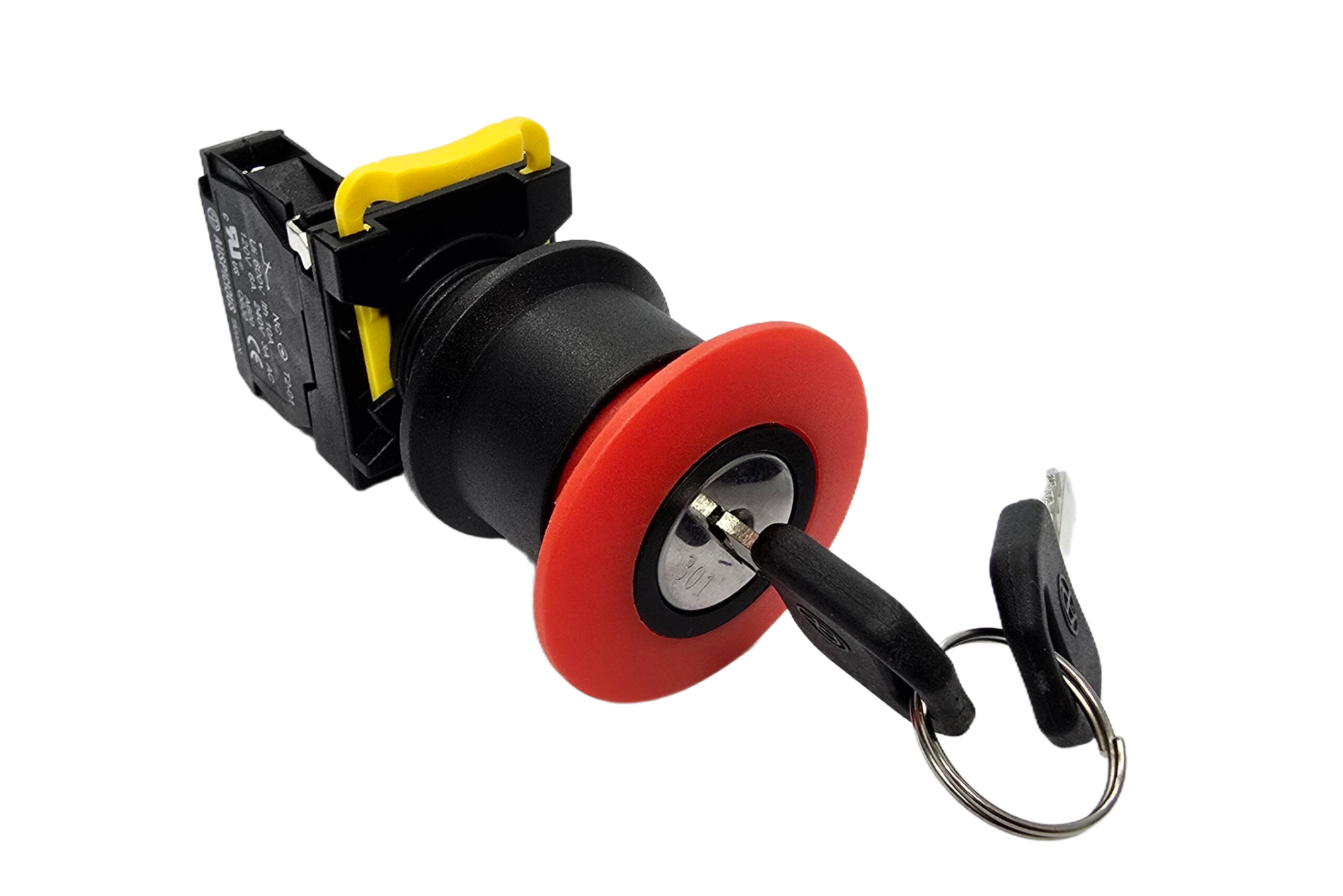 Emergency Stop Key Switch 1NC IP65 T2EK01R Auspicious