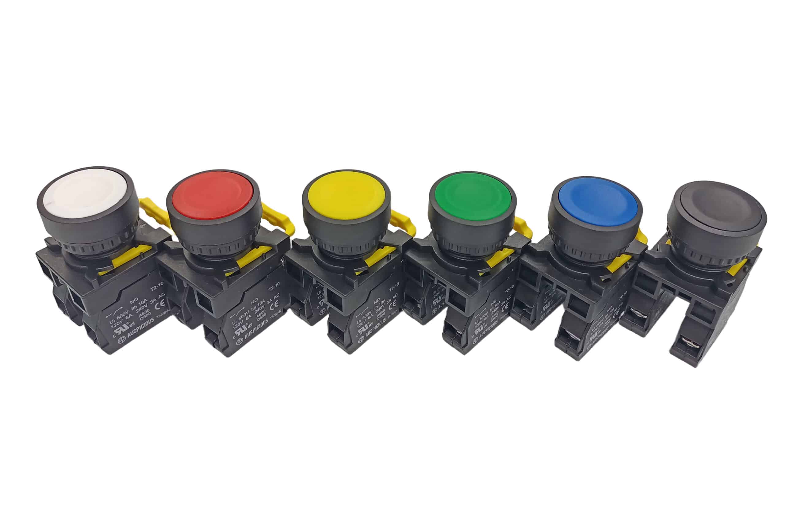 22mm Push Button Switch Momentary PVC IP65 T2PF Auspicious