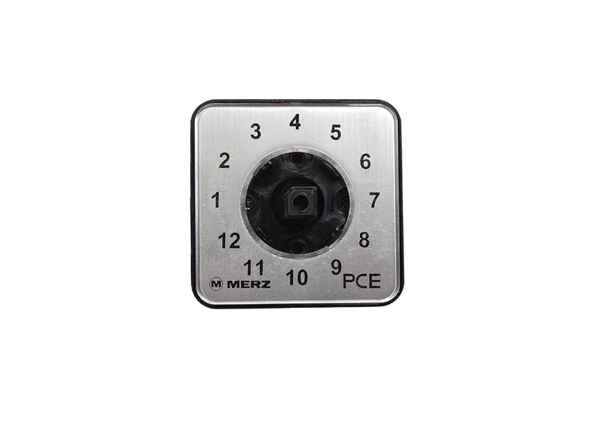 12 Position Switch Rotary 25Amps 2 Pole Panel Mount MERZ - Image 2