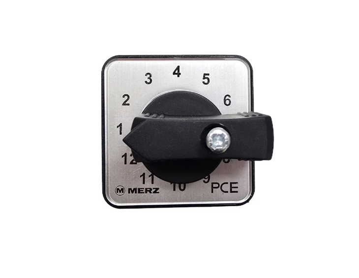 12 Position Switch Rotary 25Amps 2 Pole Panel Mount MERZ - Image 3